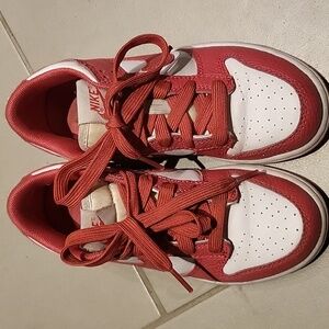 Nike dunk low white/pink